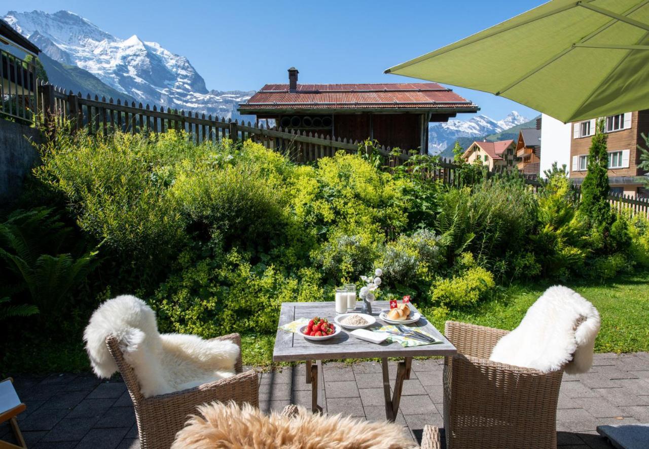 Les Residences Waldbort Wengen Bagian luar foto
