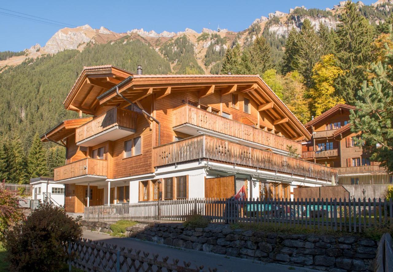 Les Residences Waldbort Wengen Bagian luar foto