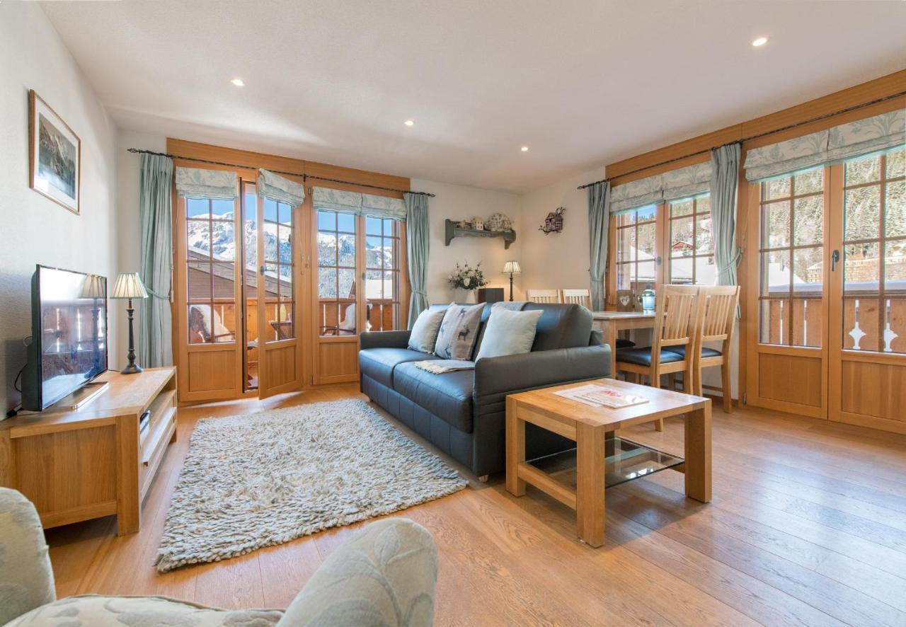 Les Residences Waldbort Wengen Bagian luar foto