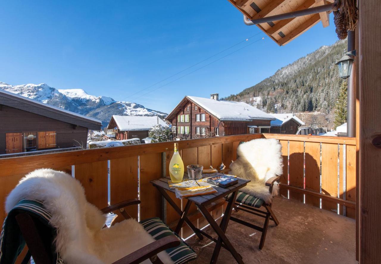 Les Residences Waldbort Wengen Bagian luar foto