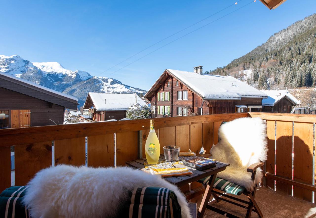 Les Residences Waldbort Wengen Bagian luar foto