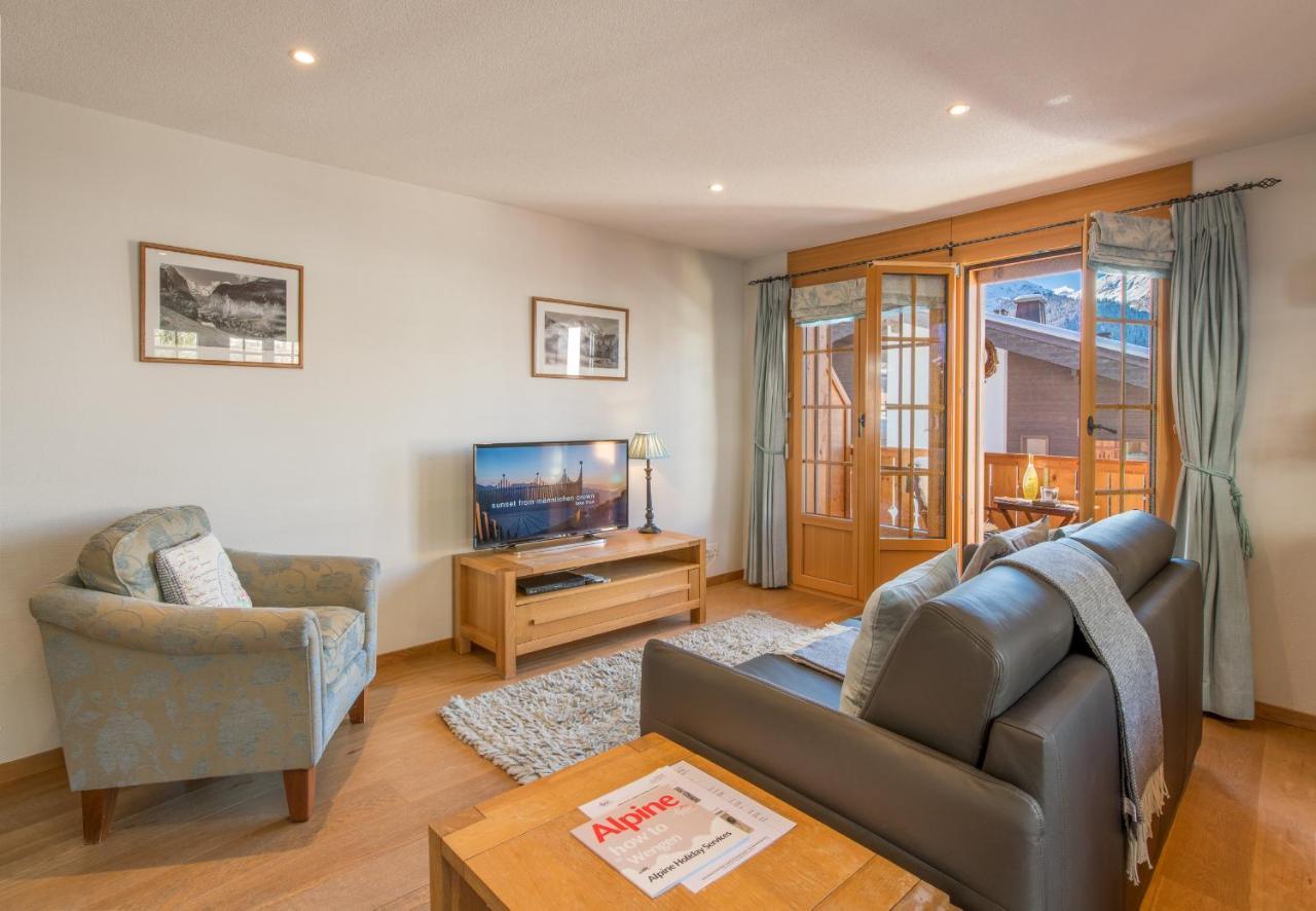 Les Residences Waldbort Wengen Bagian luar foto