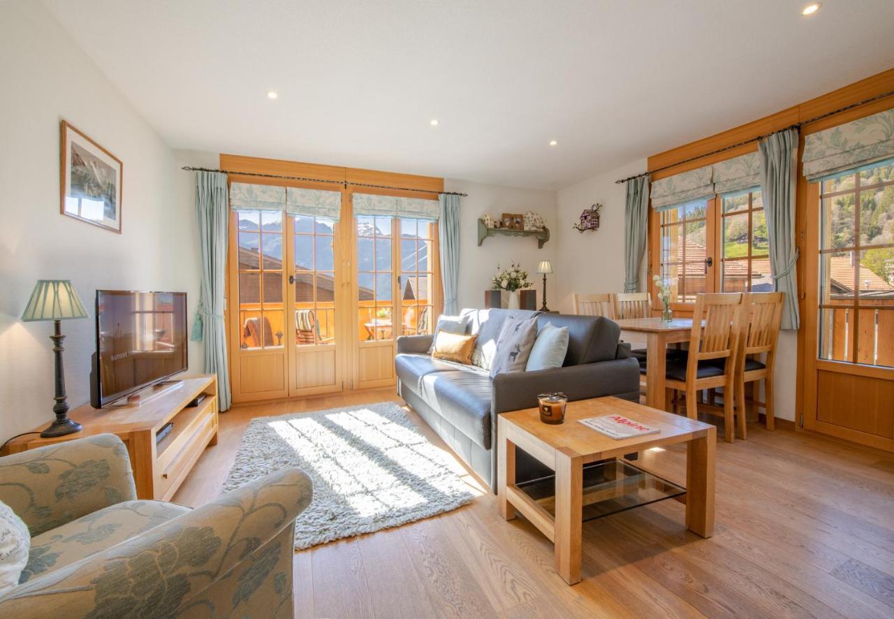 Les Residences Waldbort Wengen Bagian luar foto