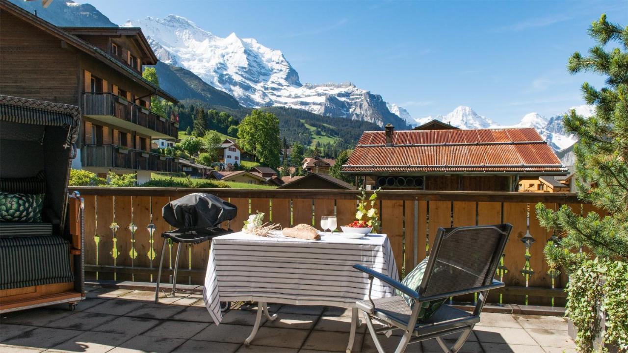 Les Residences Waldbort Wengen Bagian luar foto