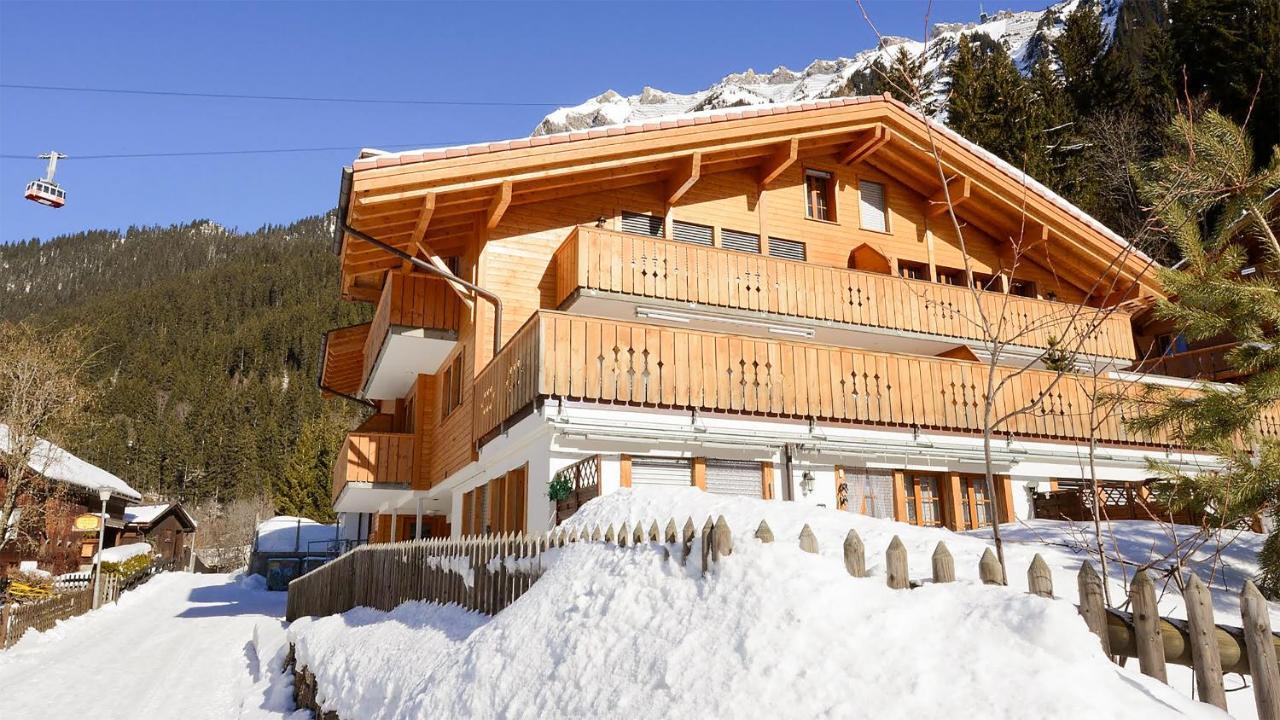 Les Residences Waldbort Wengen Bagian luar foto